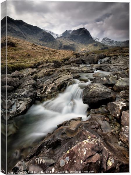 Deepdale Waterfall Canvas Print by Phil Buckle