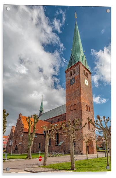 Helsingor Saint Olaf Church Acrylic by Antony McAulay