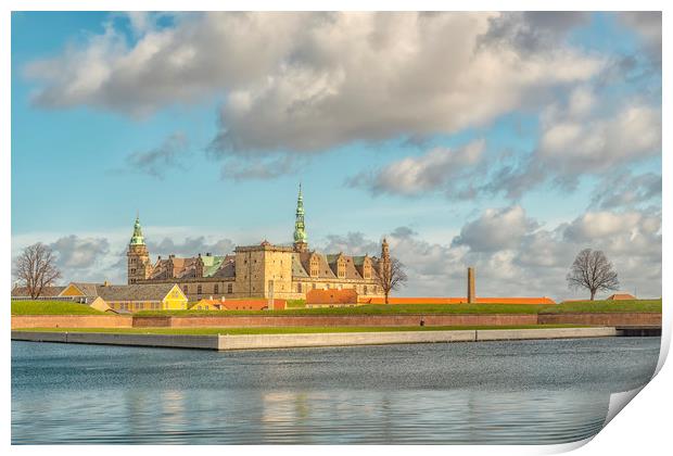 Kronborg Castle in Denmark Print by Antony McAulay