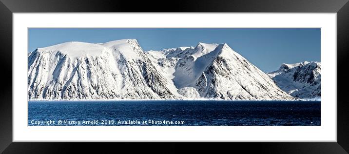 Arctic Panorama Framed Mounted Print by Martyn Arnold
