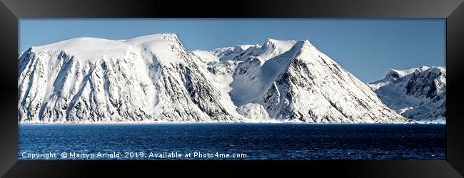 Arctic Panorama Framed Print by Martyn Arnold