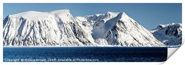 Arctic Panorama Print by Martyn Arnold