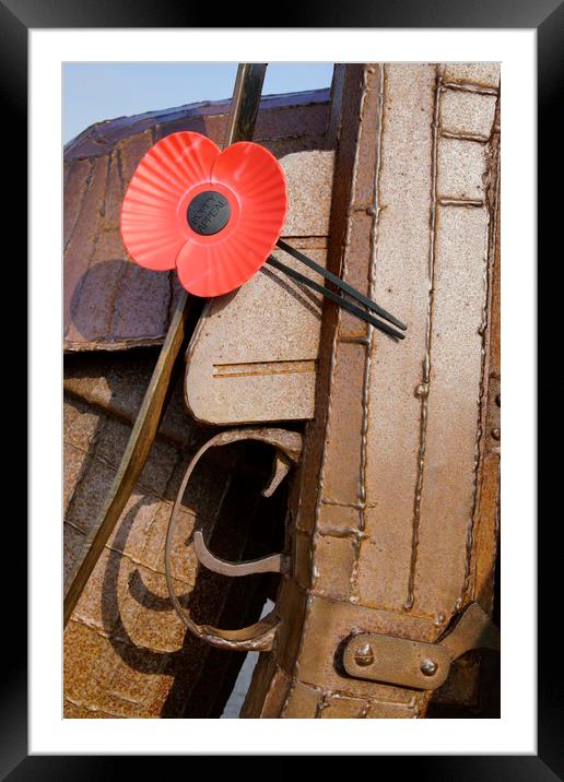 Lest we forget...The poppy helps us... Framed Mounted Print by JC studios LRPS ARPS