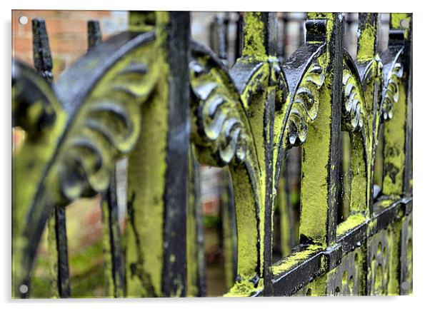 The Green Gate Acrylic by Lauren Meyerink