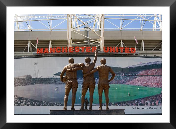 The Holy Trinity statue, (Best, Law and Charlton)  Framed Mounted Print by Katie McGuinness