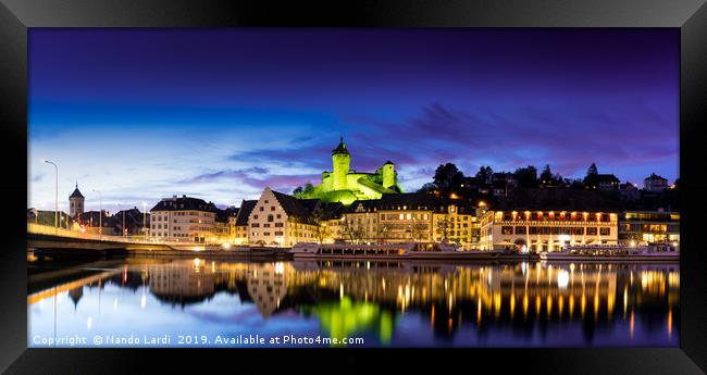 Schaffhausen Panorama Framed Print by DiFigiano Photography