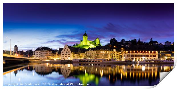 Schaffhausen Panorama Print by DiFigiano Photography