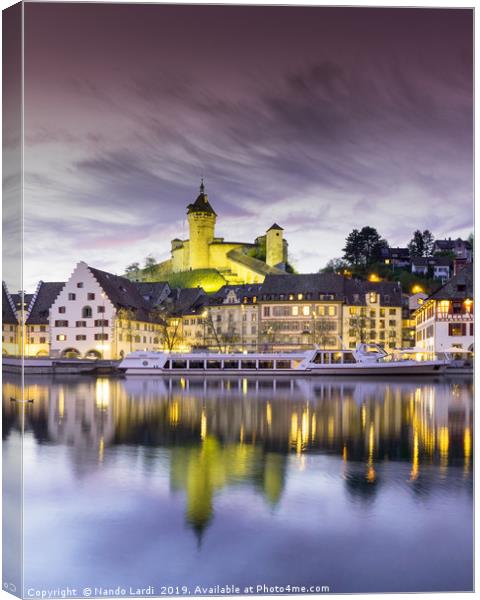 Schaffhausen Sunset Canvas Print by DiFigiano Photography
