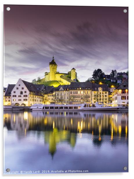 Schaffhausen Sunset Acrylic by DiFigiano Photography