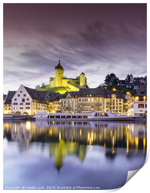 Schaffhausen Sunset Print by DiFigiano Photography