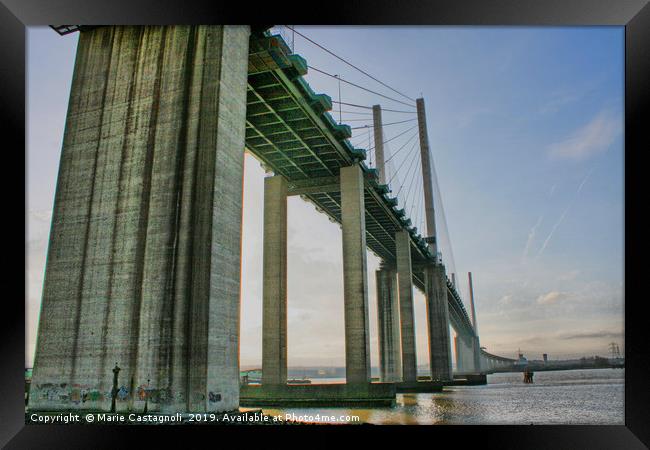 The Queens bridge Framed Print by Marie Castagnoli