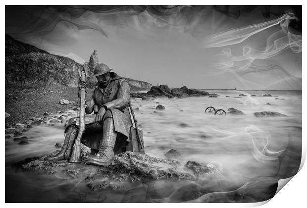 Tommy at Seaham making waves Print by JC studios LRPS ARPS