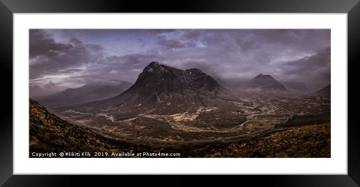 Buachaille Etive Mór Framed Mounted Print by Angela H