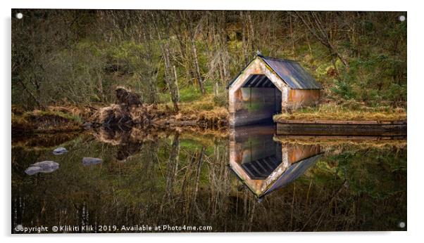 Loch Chon Acrylic by Angela H