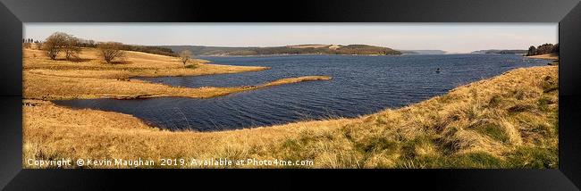 Kielder Water Northumberland (Panoramic) Framed Print by Kevin Maughan