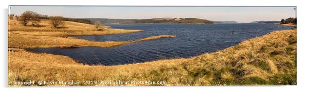 Kielder Water Northumberland (Panoramic) Acrylic by Kevin Maughan