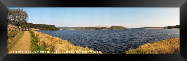 Kielder Water Northumberland (Panoramic) Framed Print by Kevin Maughan