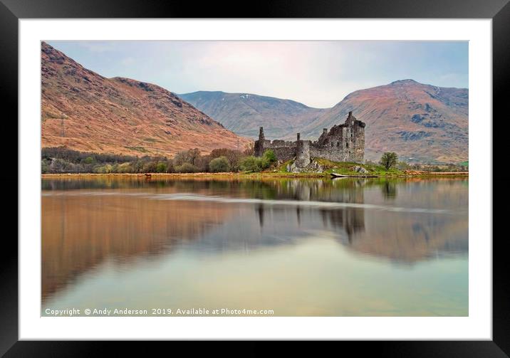 Kilchurn Castle - Scotland Framed Mounted Print by Andy Anderson