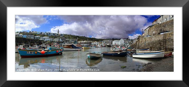 Cornwall's Quaint Fishing Heritage Framed Mounted Print by Graham Parry