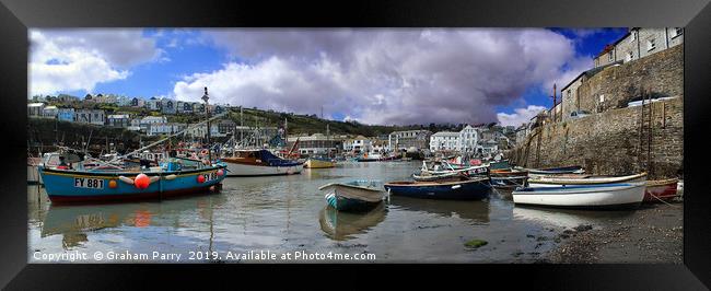 Cornwall's Quaint Fishing Heritage Framed Print by Graham Parry