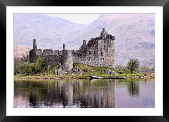 Kilchurn Castle, Loch Awe, Scotland Framed Mounted Print by Andy Anderson
