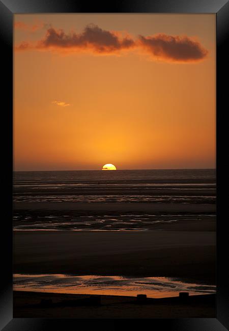 Golden sunset Framed Print by S Fierros