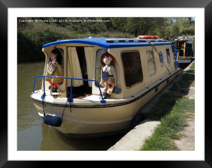 The Adventures of Rosie and Jim Framed Mounted Print by Nicola Clark