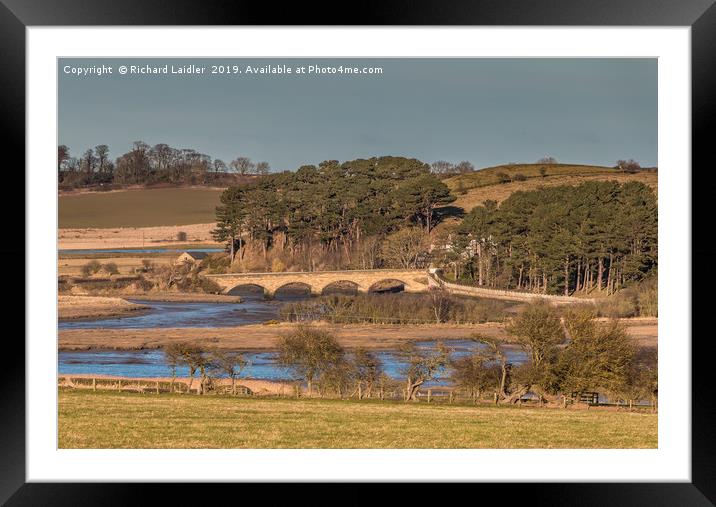 The Duchess Bridge, Alnmouth, Northumberland Framed Mounted Print by Richard Laidler