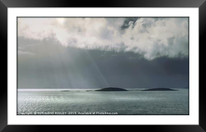 "Calm before the storm" Framed Mounted Print by ROS RIDLEY