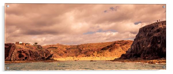 The mouth of Papagayo beach Acrylic by Naylor's Photography