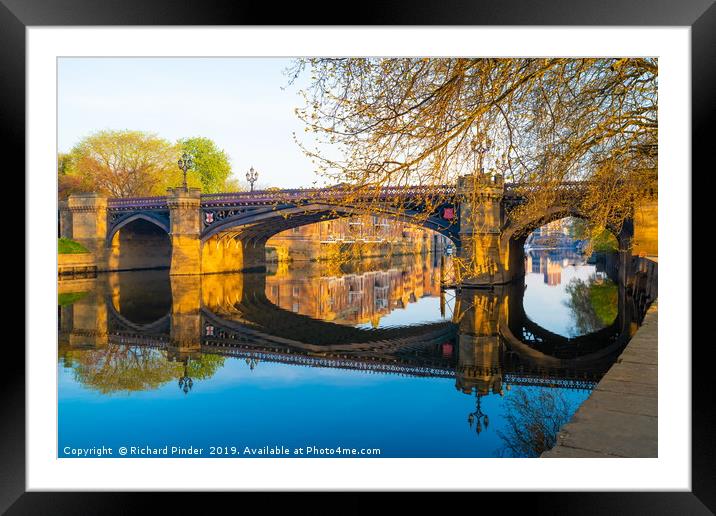 Skeldergate Bridge, York. Framed Mounted Print by Richard Pinder