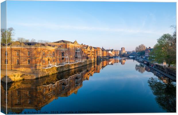River Ouse, York Canvas Print by Richard Pinder