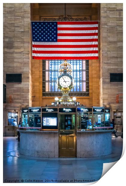 Grand Central Terminal Print by Colin Keown