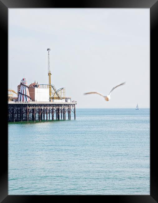 Brighton Palace Pier Framed Print by Graham Custance