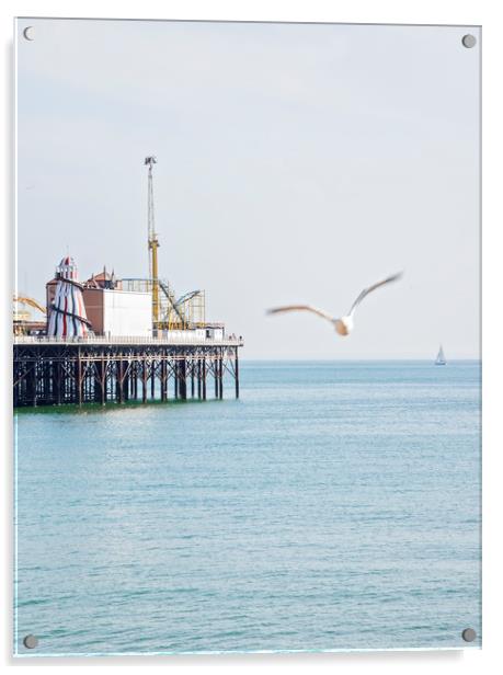 Brighton Palace Pier Acrylic by Graham Custance