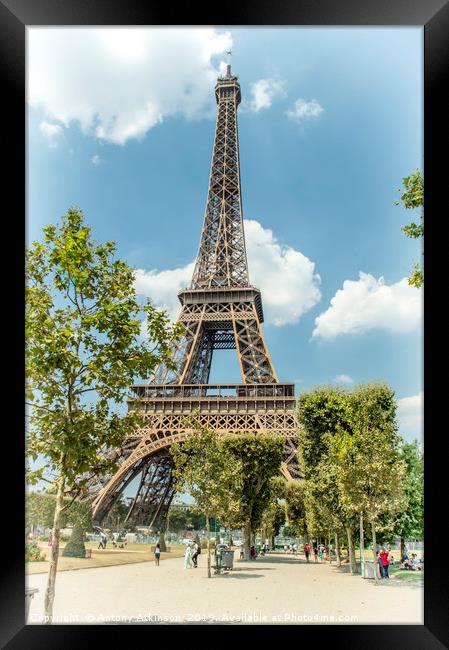 The Eiffel Tower Framed Print by Antony Atkinson
