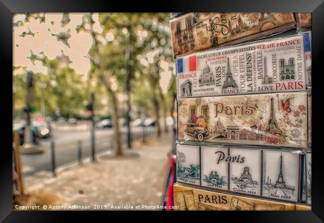 Paris In Summer Framed Print by Antony Atkinson
