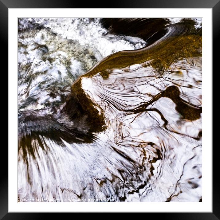 The Black Brook II Framed Mounted Print by geoff shoults