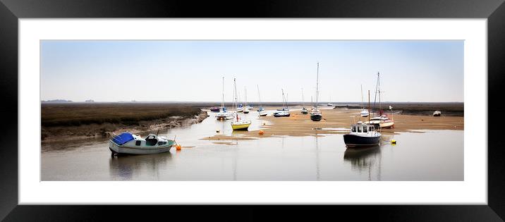 Quay at Wells-next-the-Sea Framed Mounted Print by David Blake