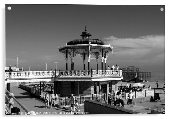 Victorian Bandstand at Brighton Beach   Acrylic by Aidan Moran