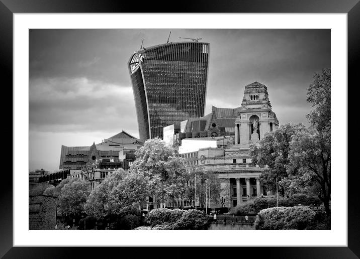 20 Fenchurch Street Trinity House London Framed Mounted Print by Andy Evans Photos
