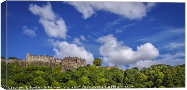 Stirling Castle Panorama Canvas Print by Tylie Duff Photo Art