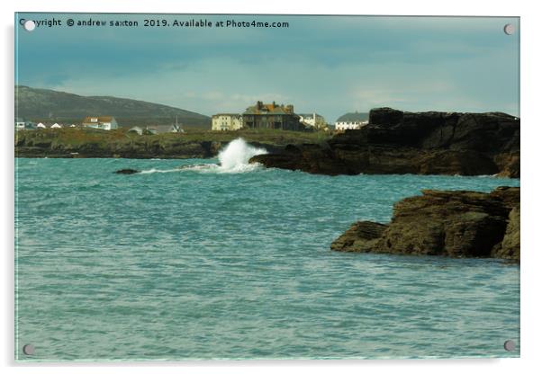 COAST HOUSE Acrylic by andrew saxton