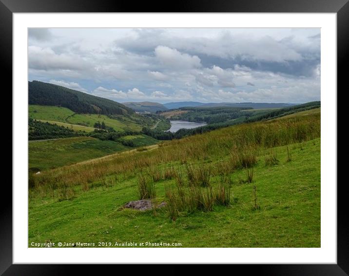 Brecon Beacons Framed Mounted Print by Jane Metters
