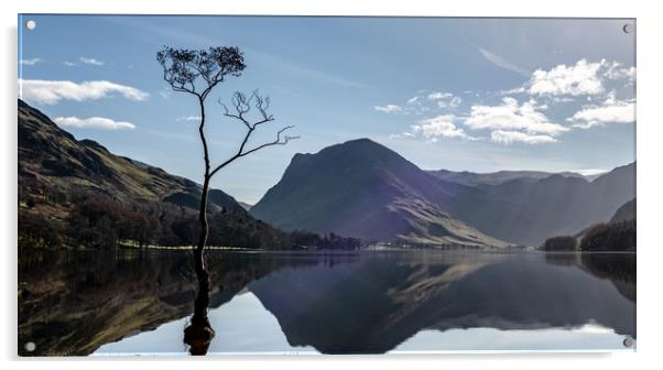 Sunrise on Buttermere Acrylic by Robbie Spencer