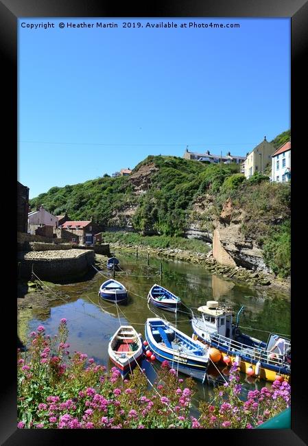 Staithes, North Yorkshire Framed Print by Heather McGow