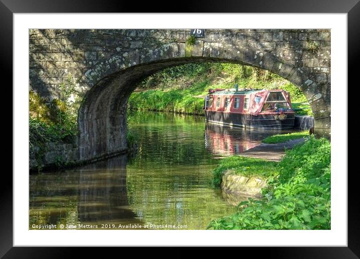 Under The Bridge Framed Mounted Print by Jane Metters