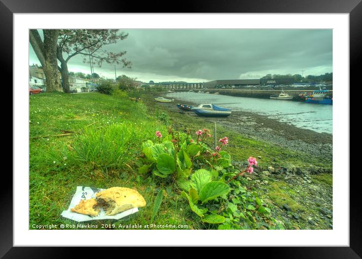 Pasty of Hayle  Framed Mounted Print by Rob Hawkins