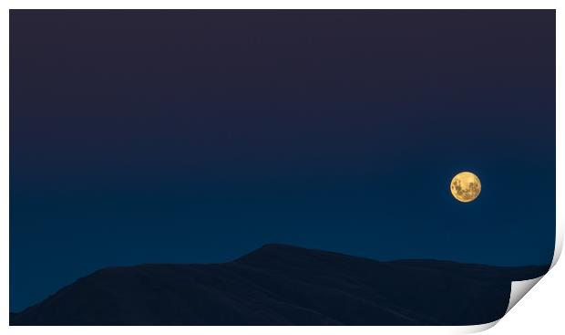Coronet Peak Moonrise  Print by Renato Junior