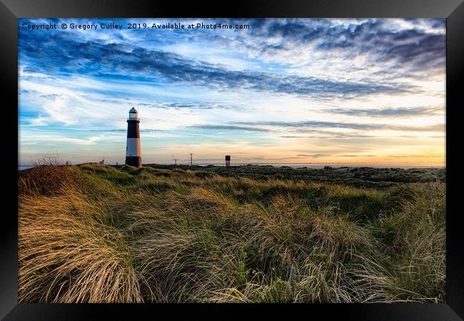 Spurn Point Lighthouse Framed Print by Gregory Culley
